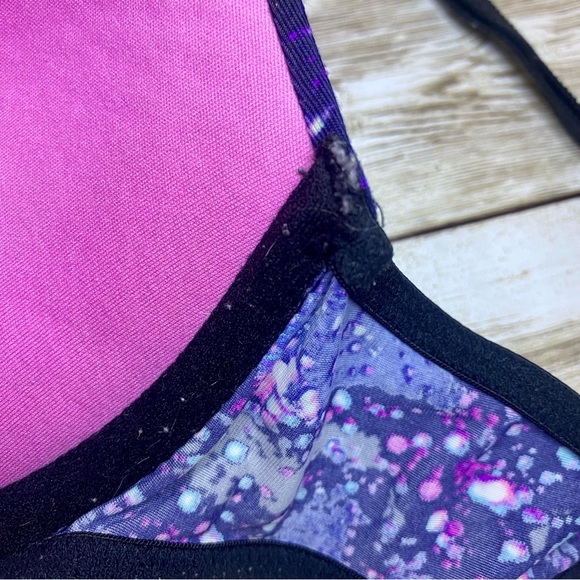 Victoria’s Secret Pink wear everywhere push up bra starry 32C - Picture 4 of 8